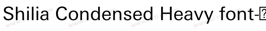 Shilia Condensed Heavy font字体转换 Shilia Condensed Heavy font字体转换